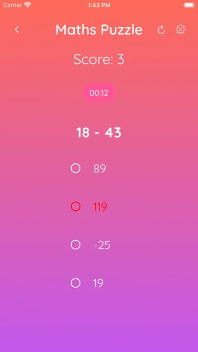 Zrzuty ekranu 2048 Game & Maths Tables