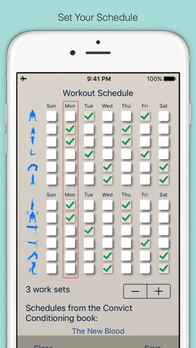 Convict Conditioning Tracker应用截图