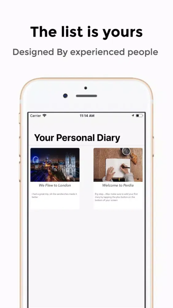 Perdia - Your Personal Diary স্ক্রিনশট