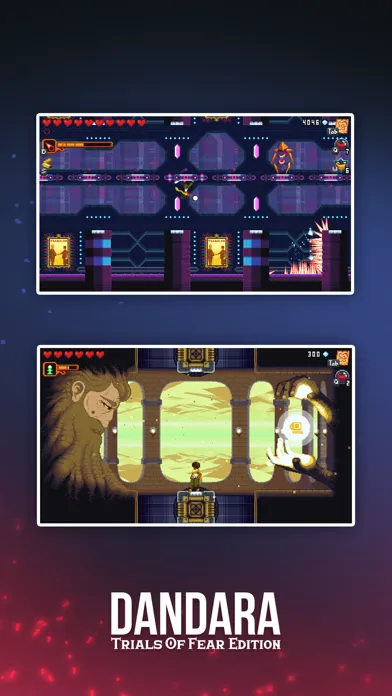Tangkapan skrin Dandara Trials of Fear Edition