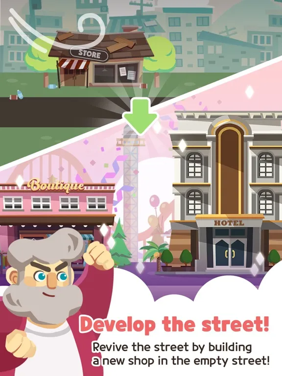 MY STREET : CLICKER GAME iPad  Ekran Görüntüleri