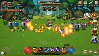 The Wizard Diary : Idle RPG سکرین شاٹس