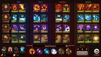 The Wizard Diary : Idle RPG سکرین شاٹس