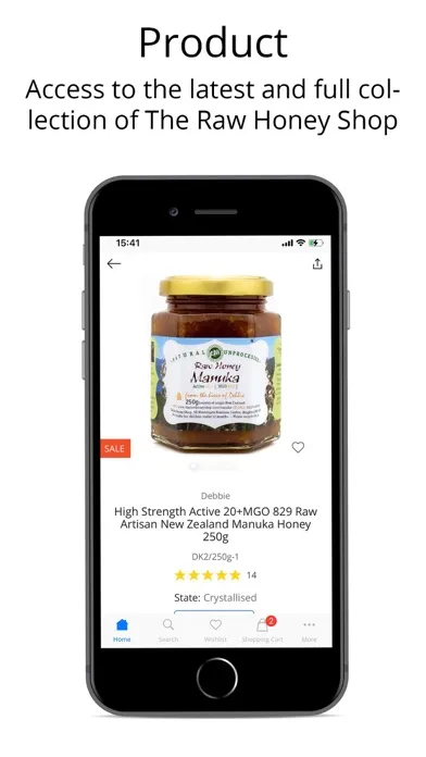 The Raw Honey Shop स्क्रीनशॉट