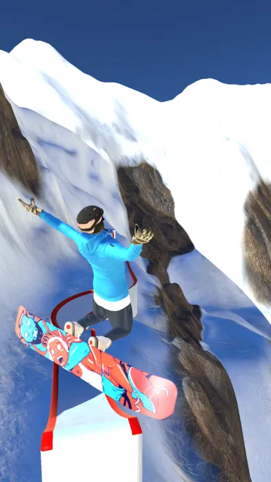 Capturas de tela do Snowboard Stuntman