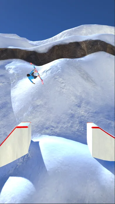 Capturas de tela do Snowboard Stuntman