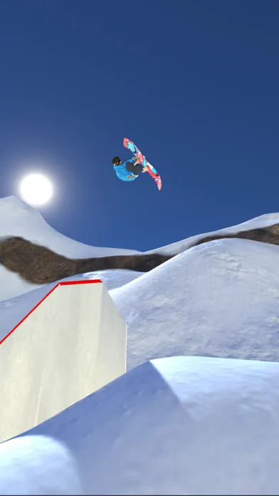 Capturas de tela do Snowboard Stuntman