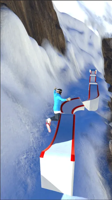 Capturas de tela do Snowboard Stuntman