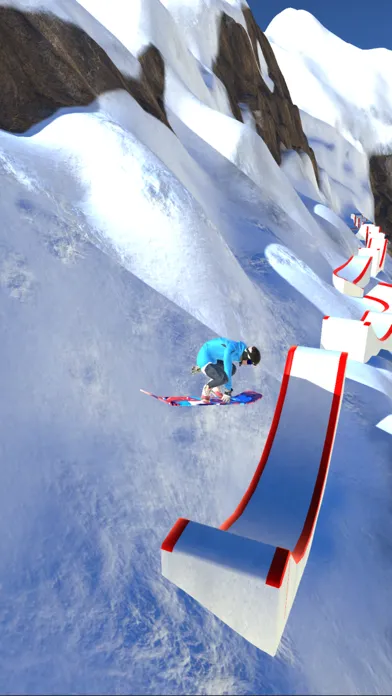Capturas de tela do Snowboard Stuntman
