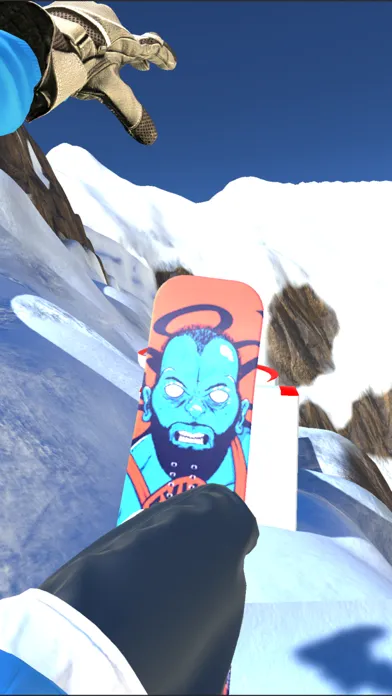 Capturas de tela do Snowboard Stuntman