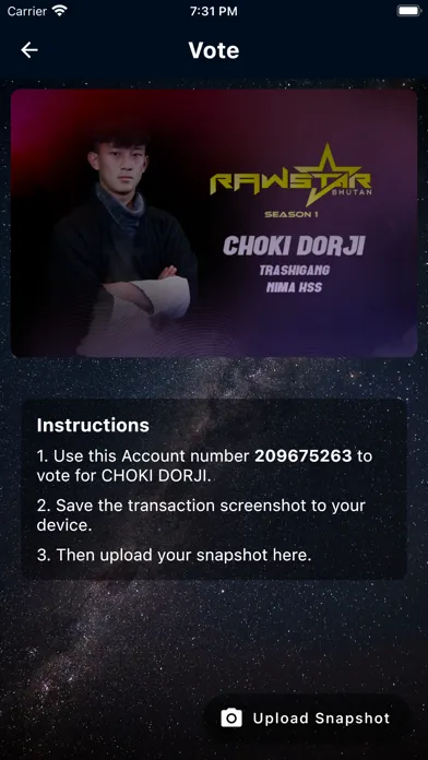 Captures d'écran de Rawstar Bhutan