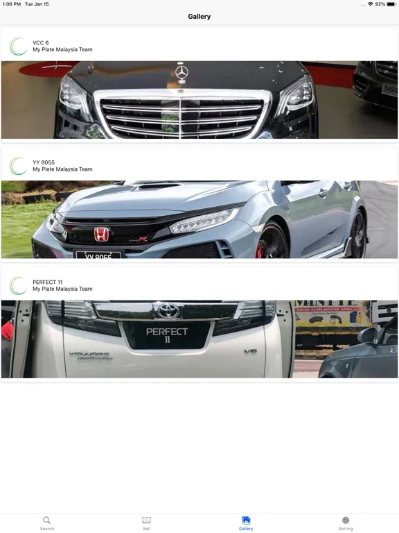Capturas de pantalla de MY Plate Number Malaysia iPad 
