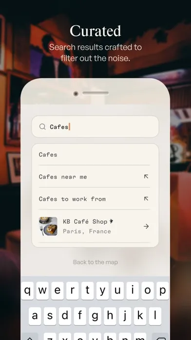 Zrzuty ekranu Places: Curated Discovery