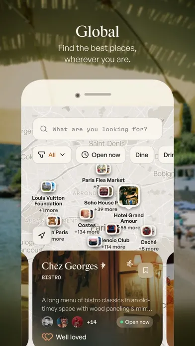 Zrzuty ekranu Places: Curated Discovery