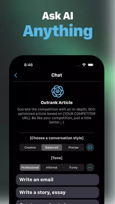 Prompt+ AI Prompt, Chatbot スクリーンショット