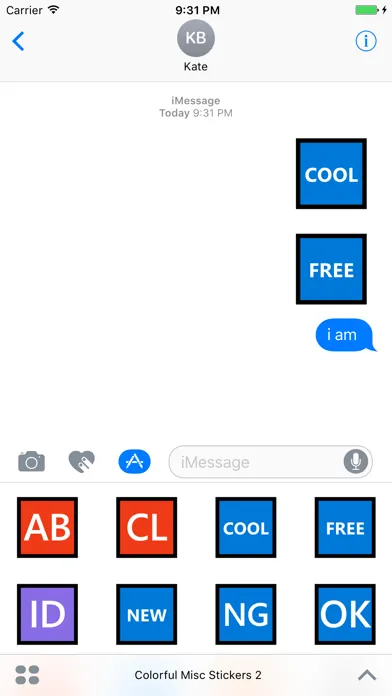 Colorful Misc Stickers 2 스크린샷