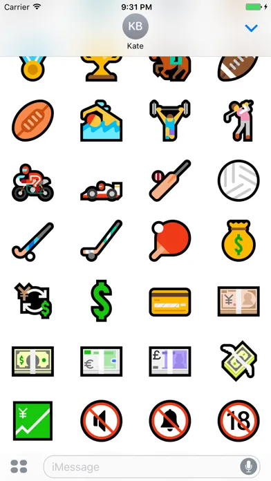 Colorful Misc Stickers 2 스크린샷