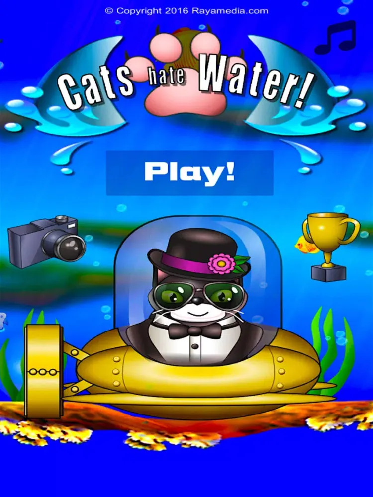 Cats Hate Water iPad  Screenshots