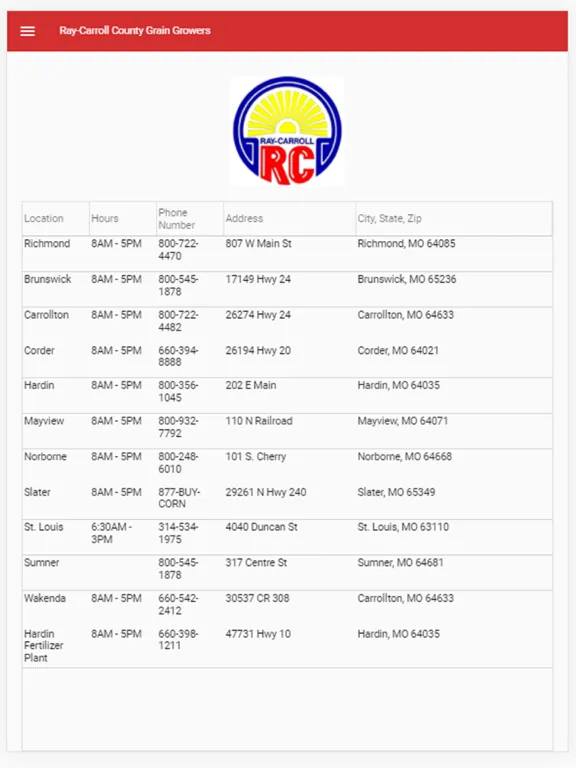 Ảnh chụp màn hình của Ray Carroll Co Grain iPad 