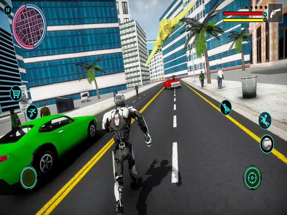 Tangkapan layar Soccer Robot Grand Superhero iPad 