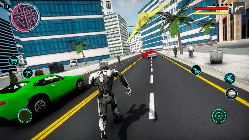 Tangkapan layar Soccer Robot Grand Superhero