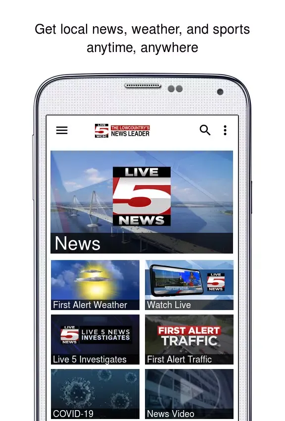 WCSC Live 5 News سکرین شاٹس
