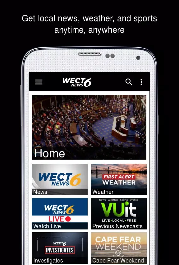 Tangkapan layar WECT 6 Where News Come First