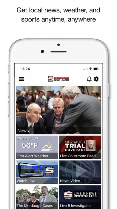 Screenshot di WCSC Live 5 News