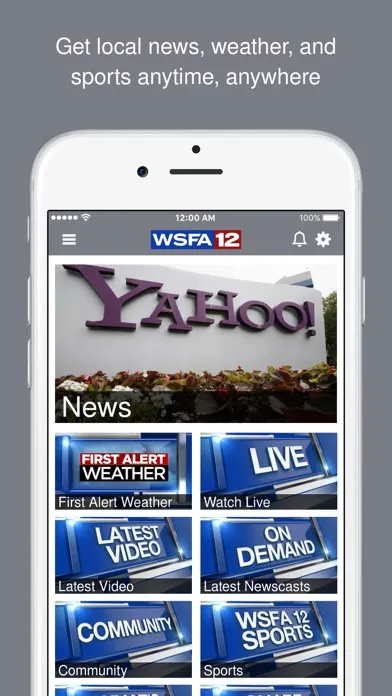 Capturas de pantalla de WSFA 12 News