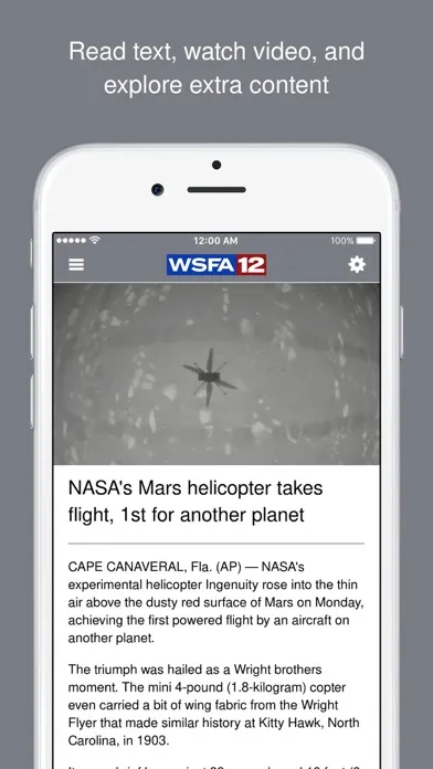 Capturas de pantalla de WSFA 12 News