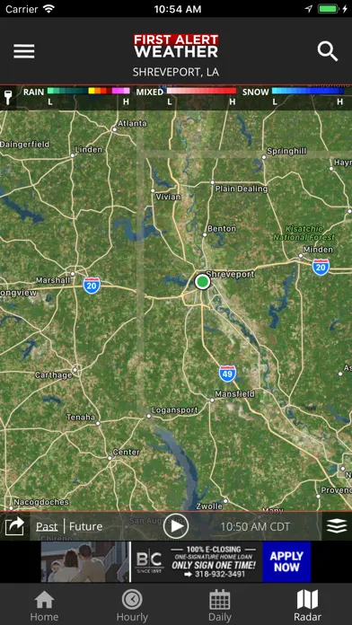 Capturas de pantalla de KSLA 12 First Alert Weather