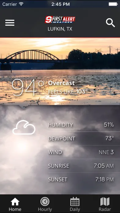 KTRE 9 First Alert Weather應用截圖