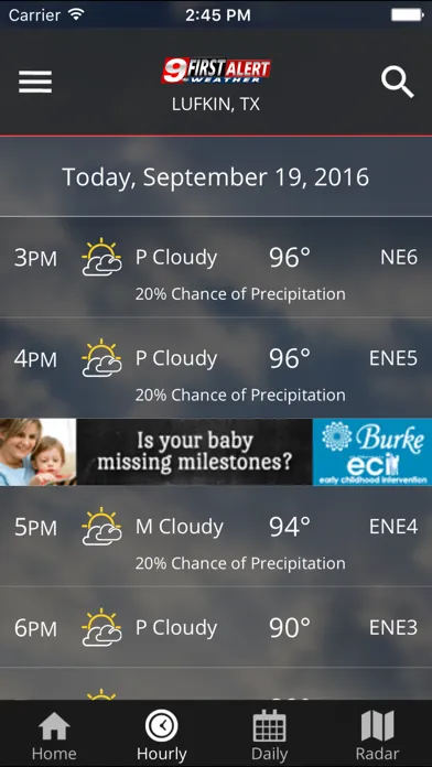 KTRE 9 First Alert Weather應用截圖