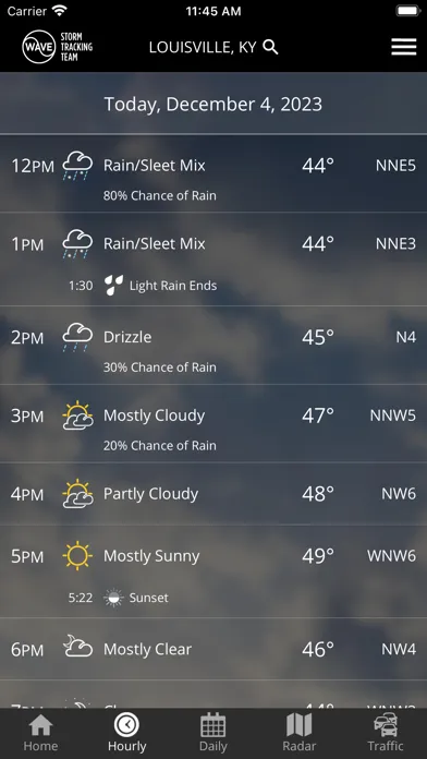 WAVE 3 Louisville Weather স্ক্রিনশট
