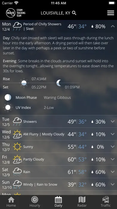 WAVE 3 Louisville Weather স্ক্রিনশট