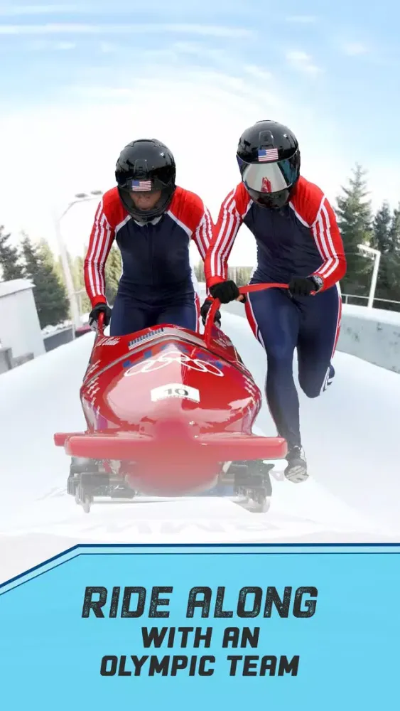 Tangkapan skrin Bobsleigh 360 Winter Sports
