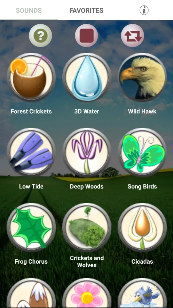 Nature Sounds Ringtones Screenshots