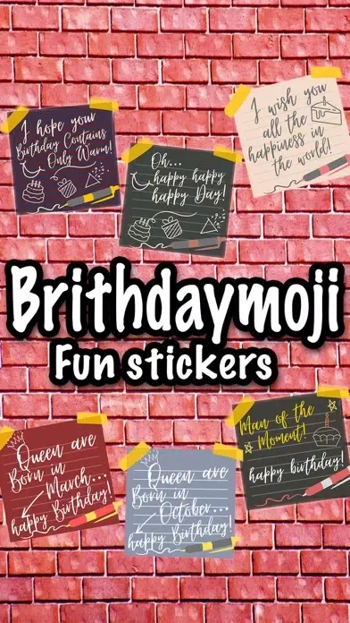 brithdaymojifunstickers Screenshots