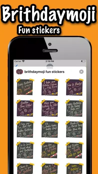 brithdaymojifunstickers Screenshots