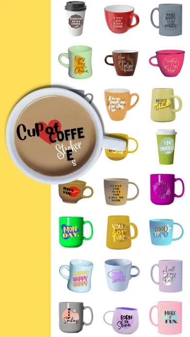 Скриншоты Cup of coffee stickers
