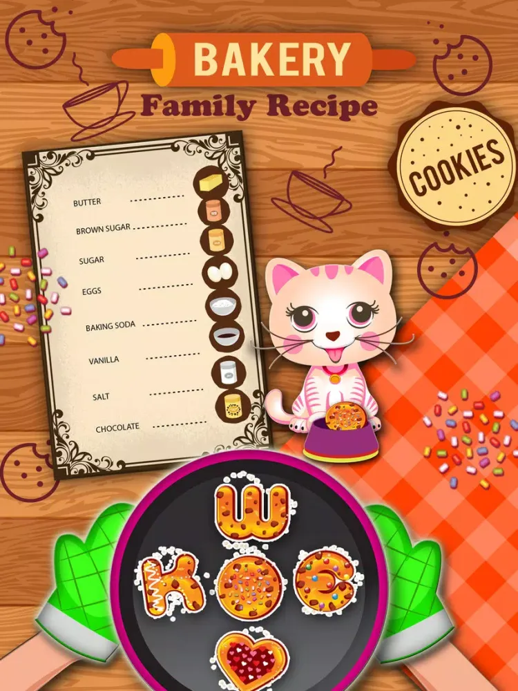Word Cookies Cat iPad 应用截图