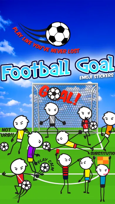 Capturas de tela do Football Goal Emoji Stickers