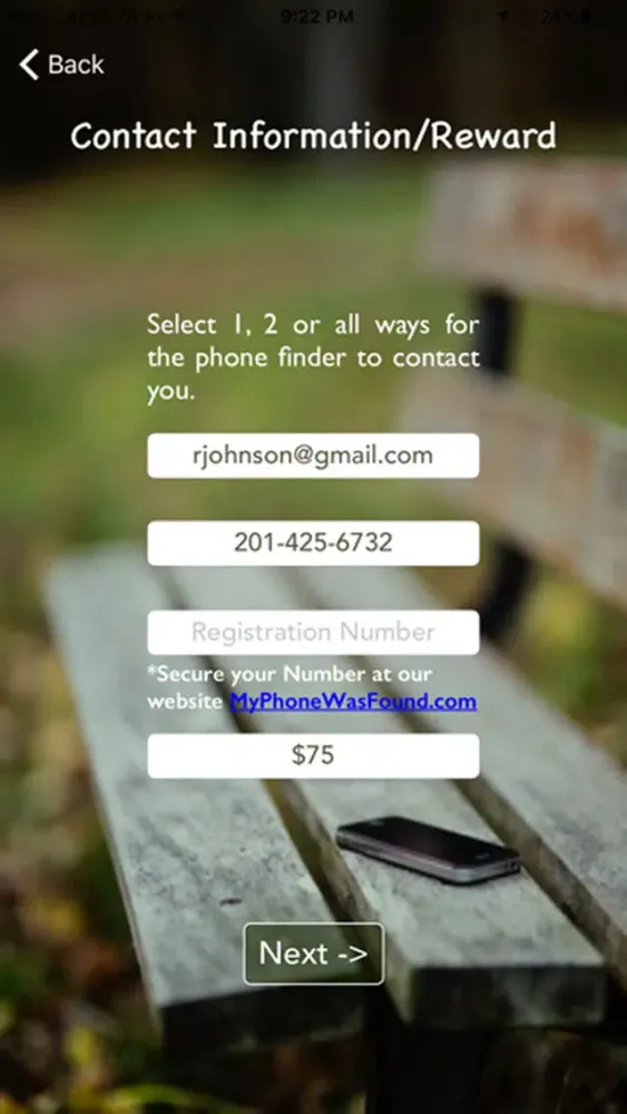 Capturas de pantalla de Return My Phone