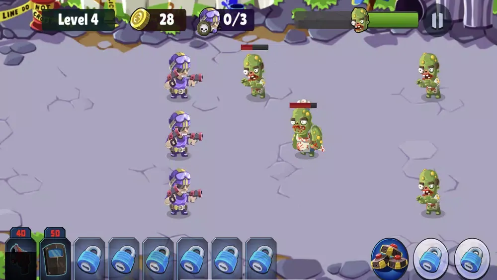 Ảnh chụp màn hình của Clash Of Zombie