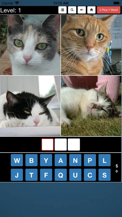 Tangkapan skrin 4 Pics 1 Word *