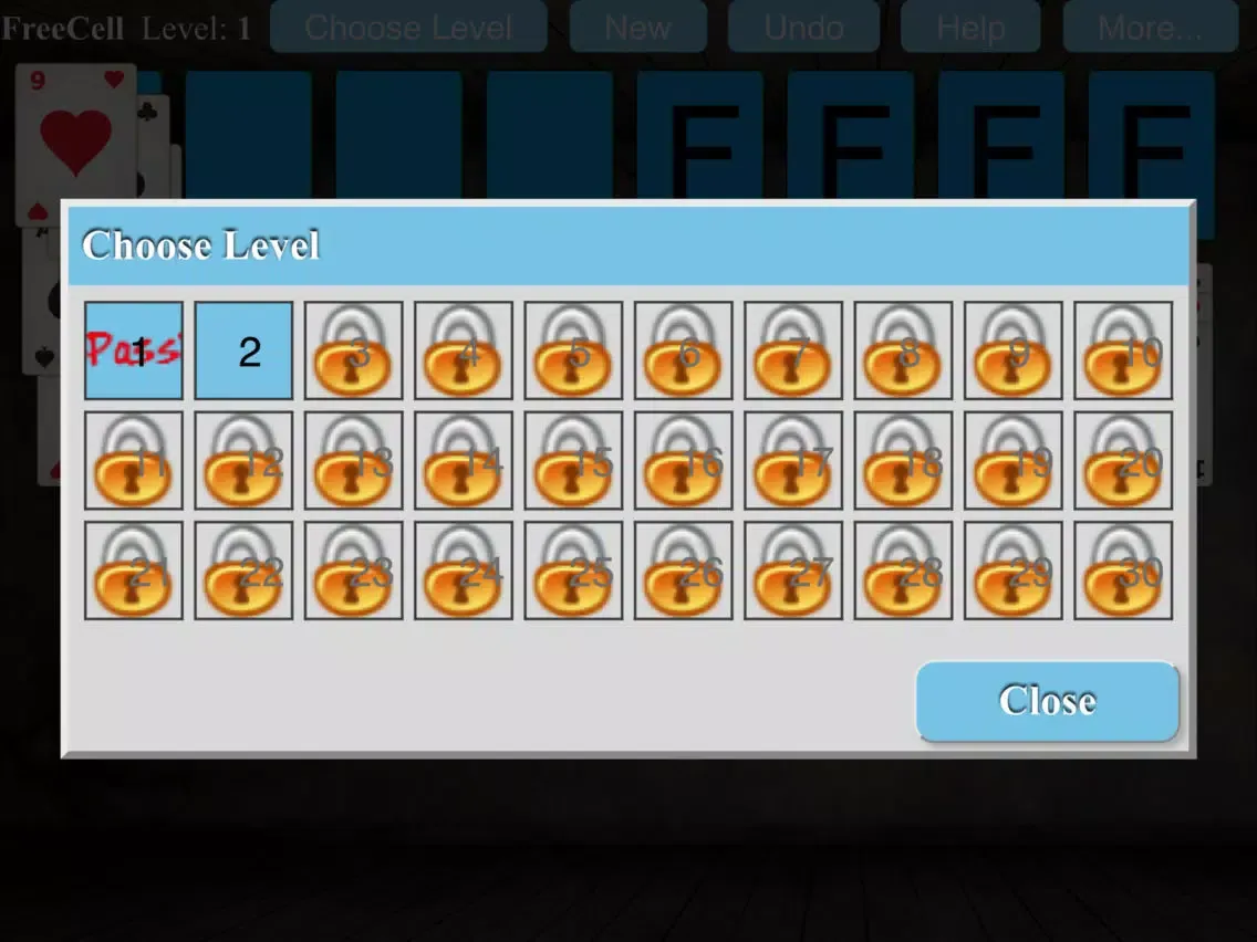 FreeCell Solitaire Game iPad  Screenshots