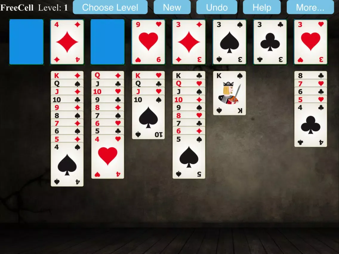 FreeCell Solitaire Game iPad  Screenshots