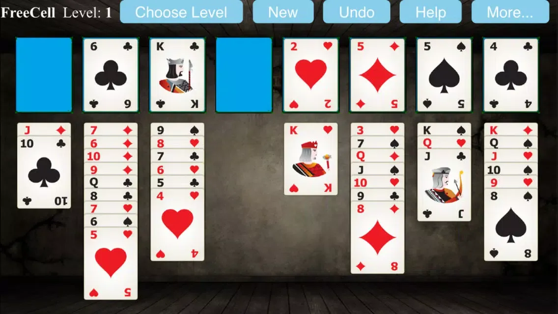 FreeCell Solitaire Game Screenshots