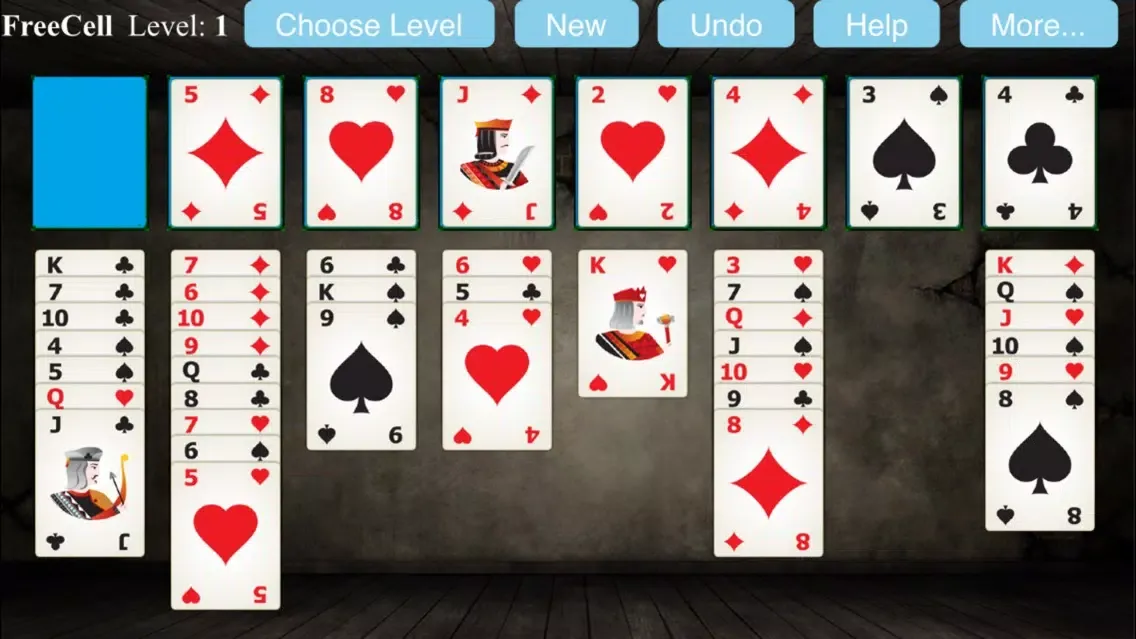 FreeCell Solitaire Game Screenshots