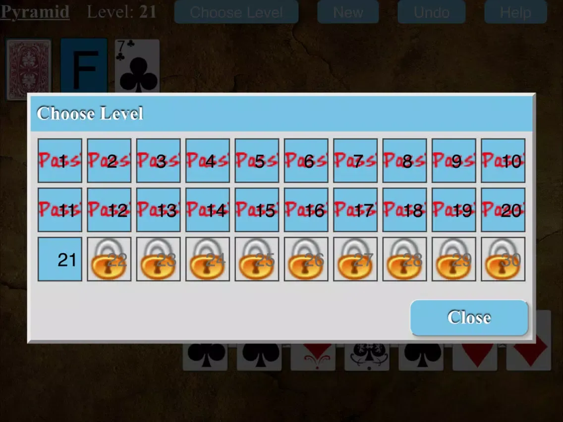 Скриншоты Pyramid Solitaire Game iPad 